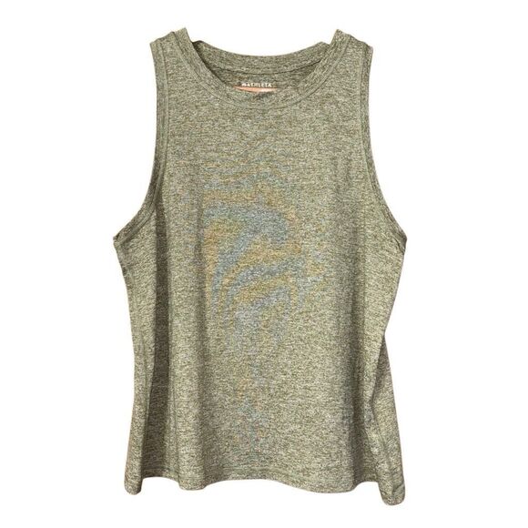 Athleta Uptempo Tank Top Heather Olive Green small - Picture 1 of 8